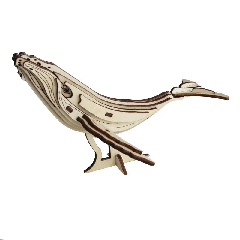 Montessori DIY 3D Wooden Puzzle Model