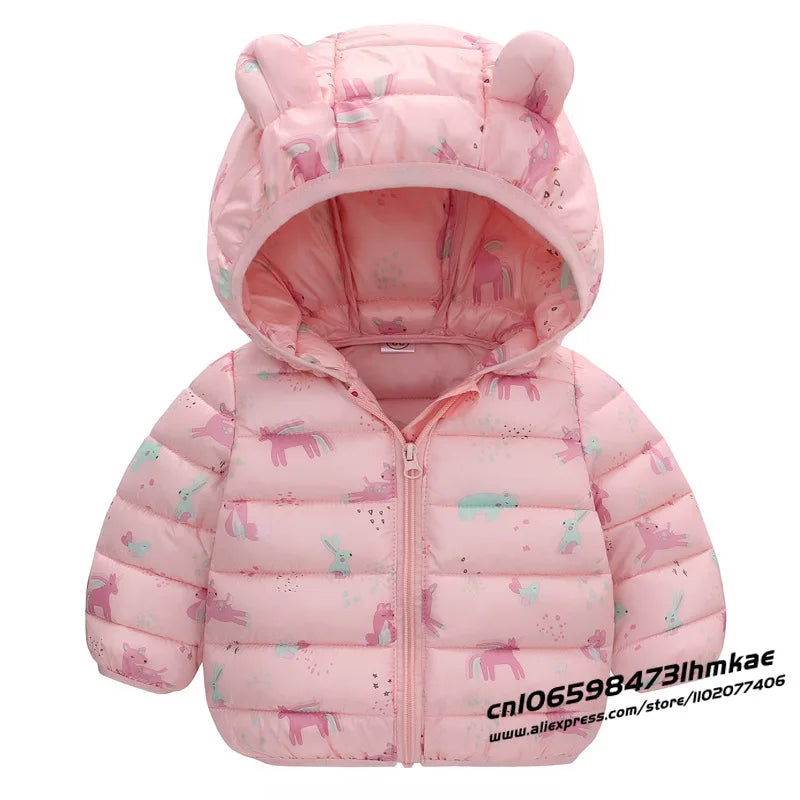 Kids Autumn Winter Jacket for Baby Warm Coat Children Cotton Outerwear Student Outdoor Baby Clothing kids winter jacket