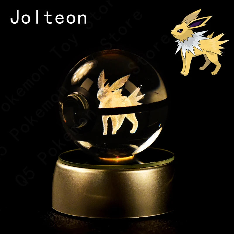 Pokémon Crystal Ball 3D Night Light