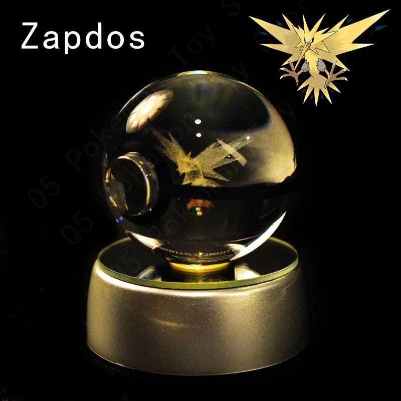 Pokémon Crystal Ball 3D Night Light