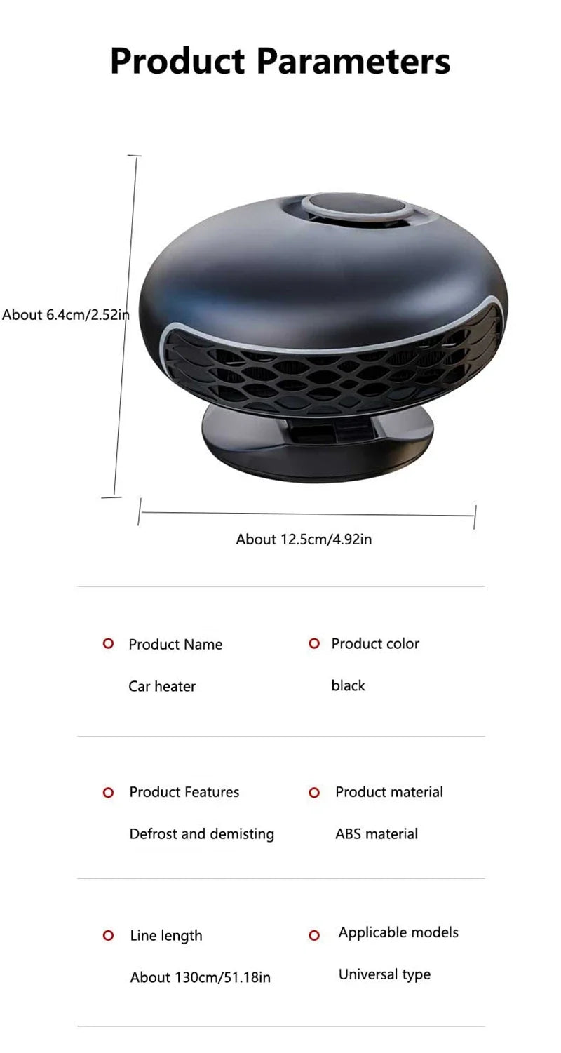 360°rotation 12v/24v Car Heating and Cooling Foldable Stand