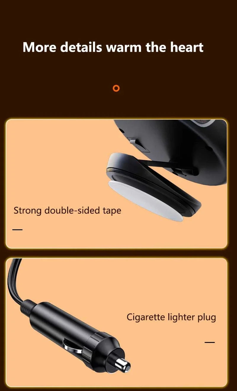 360°rotation 12v/24v Car Heating and Cooling Foldable Stand