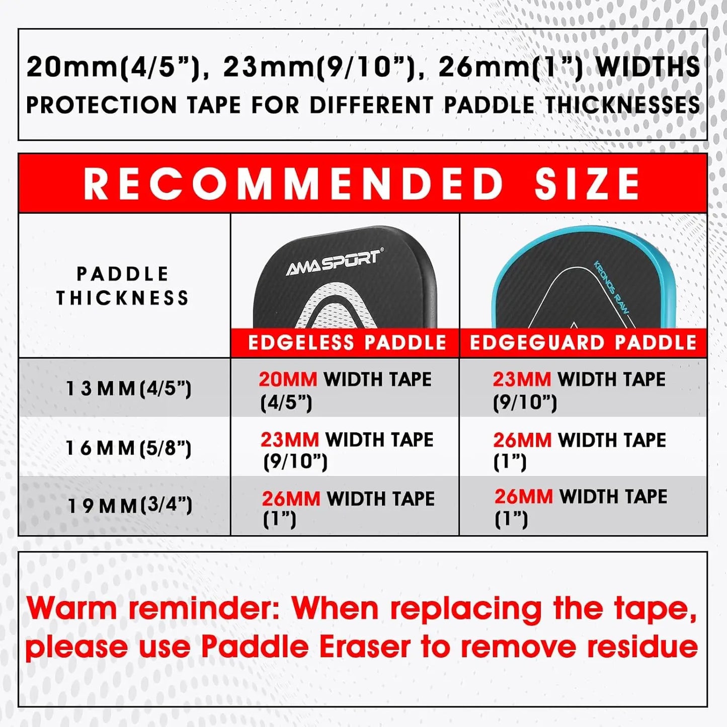 Racket Edge Protection Tape - 2 Units Pack