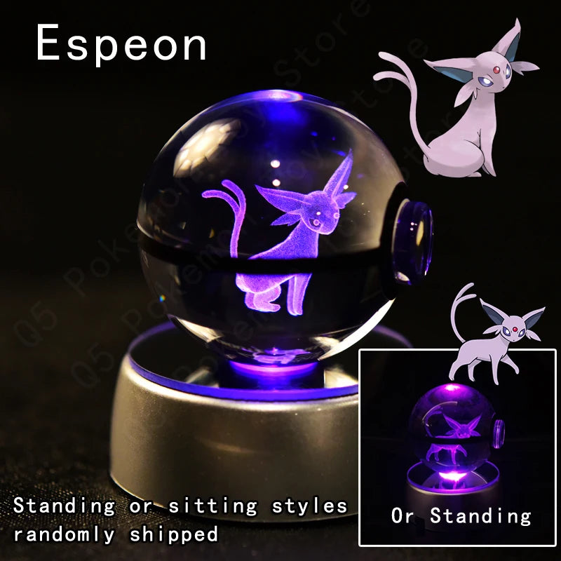 Pokémon Crystal Ball 3D Night Light