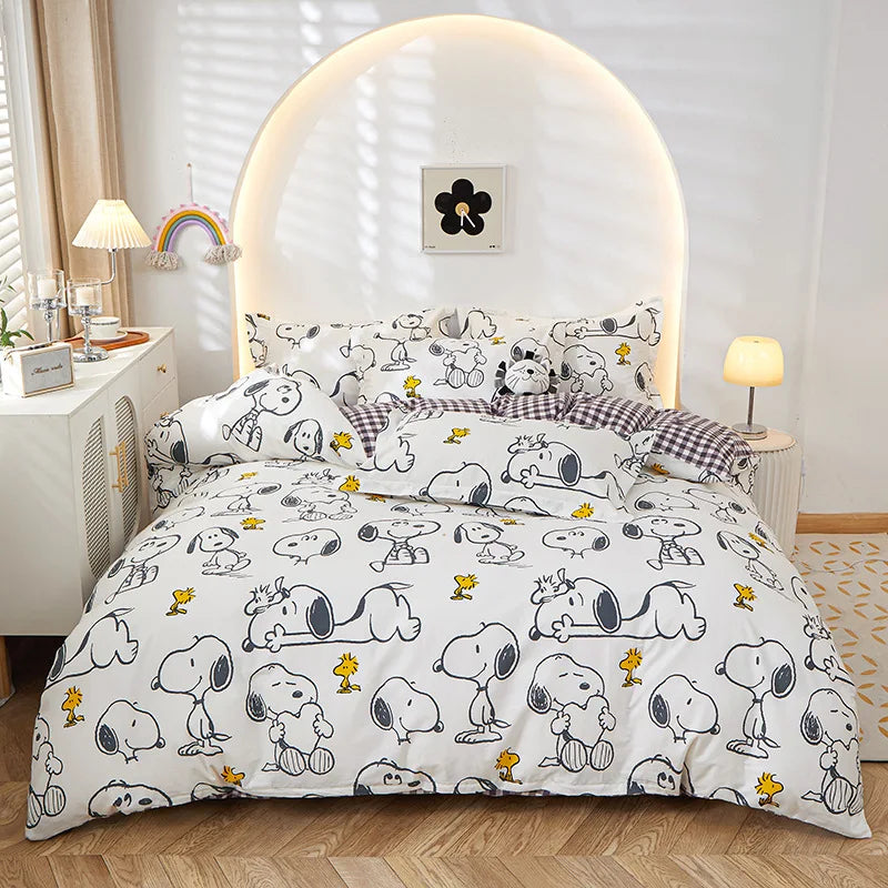Snoopy Bedding Set – Duvet Cover & Sheet Set