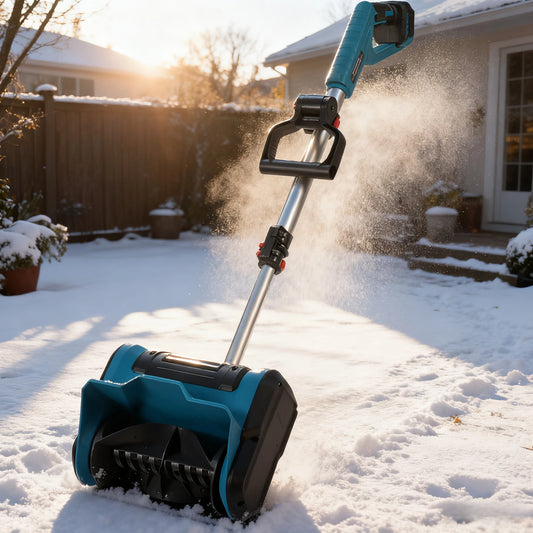 1000W Electric Brushless Walk-Behind Snow Blower - Without Battery