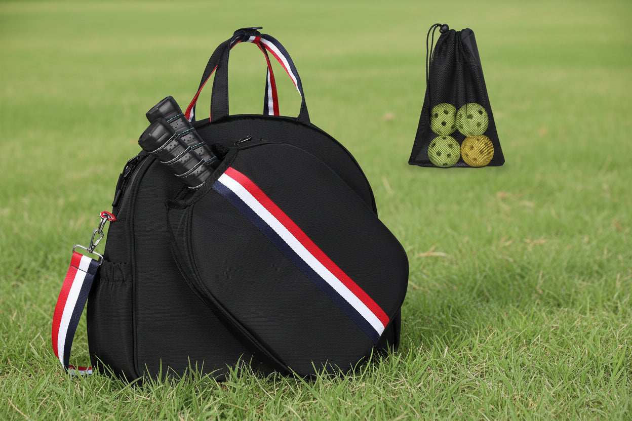 Adjustable Pickleball Paddle Backpack Bag Multi Sport Large Capacity Storage Tennis Racquetball Equipment For Men Women