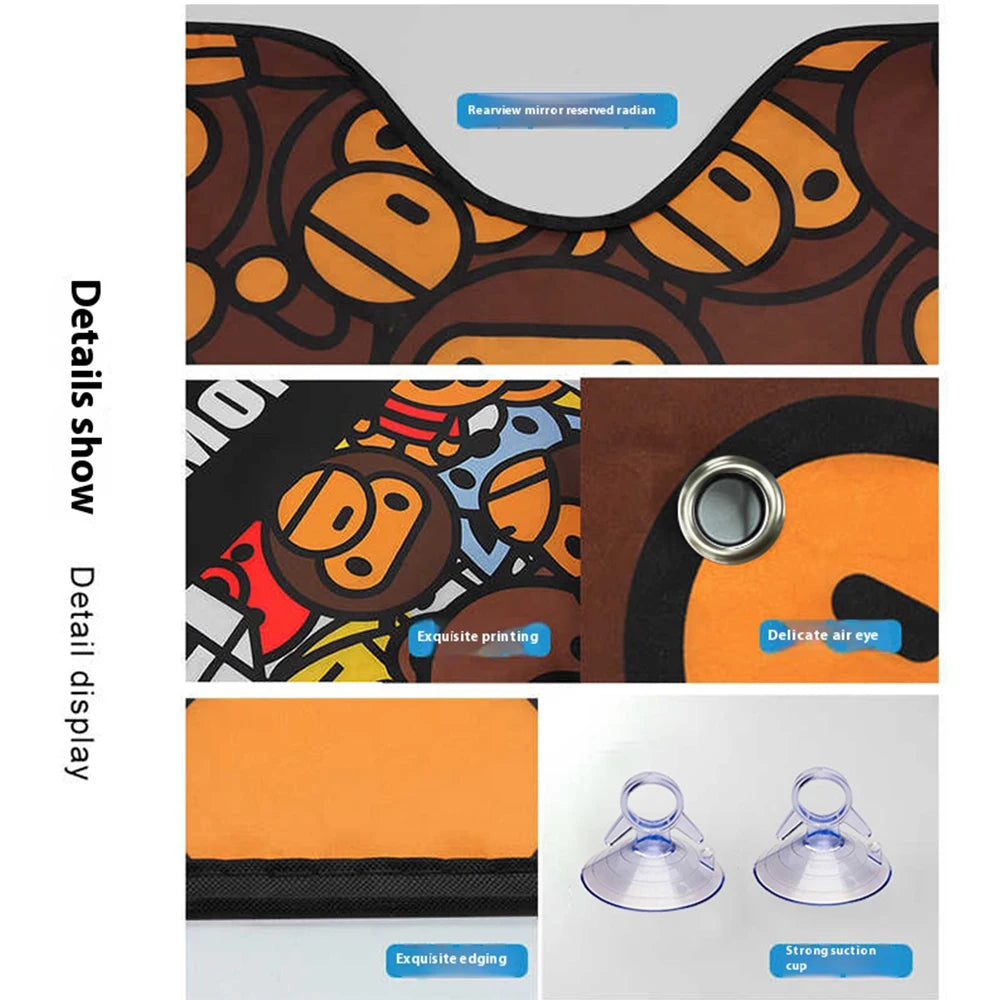 Peanuts Car Windshield Sunshade Cover