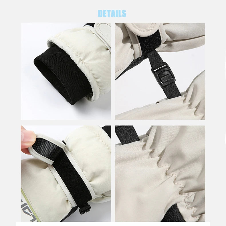 Kids Warm Winter Gloves Waterproof Anti-Slip Snow Gloves for Boys Girls Ideal for Outdoor Skiing Cycling