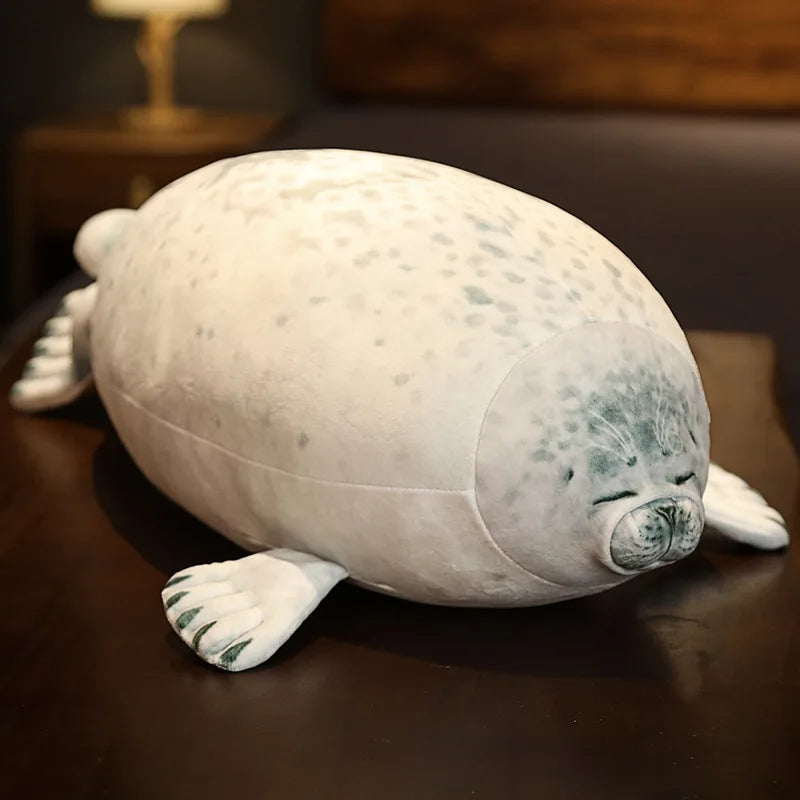 Soft Stuffed Seal Pillow