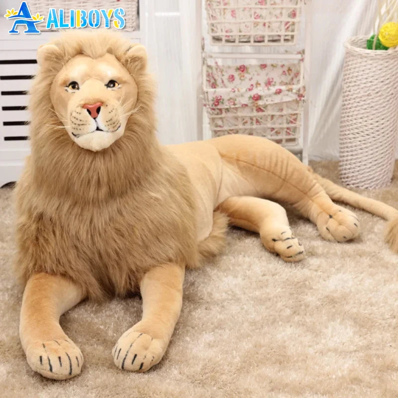 Large Lion, Tiger and Deer Animal Plush