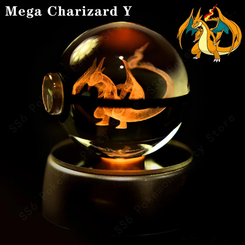 Pokémon Crystal Ball 3D Night Light