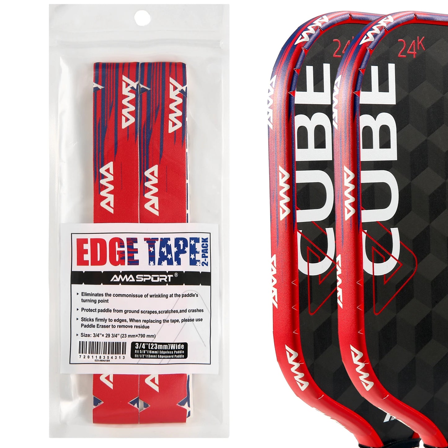 Racket Edge Protection Tape - 2 Units Pack