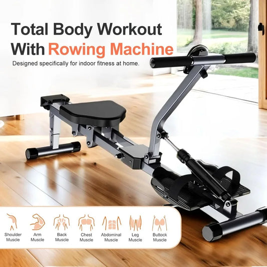 Folding Hydraulic Rowing Machine
