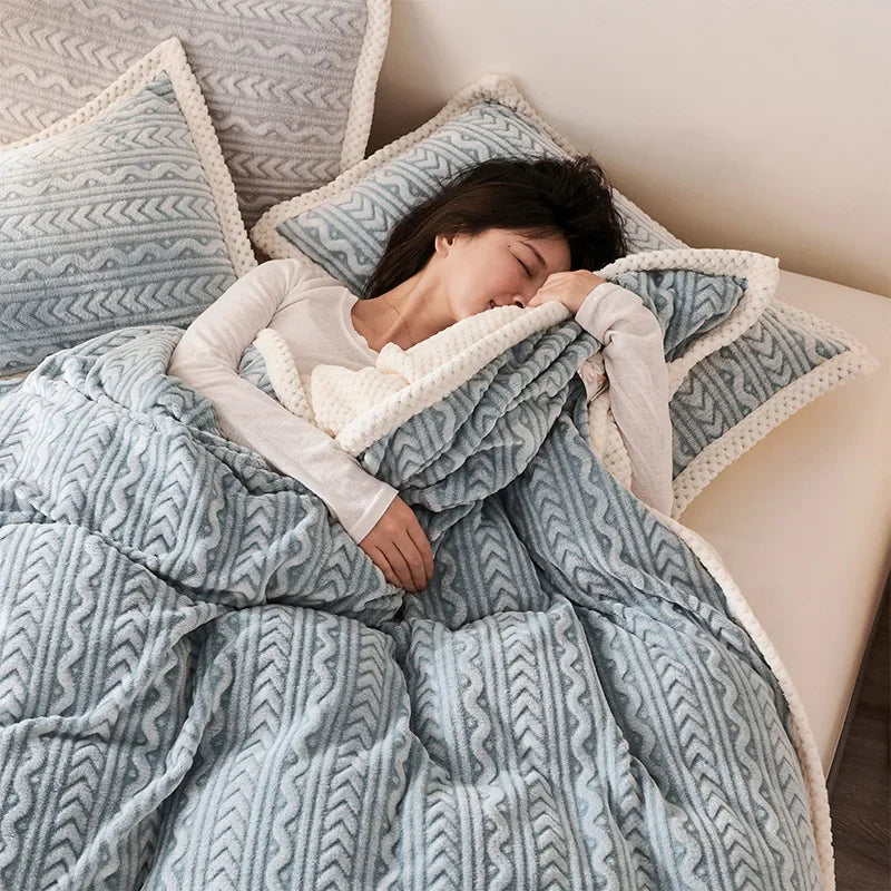 Fleece Flannel Blanket: Single/Queen Size