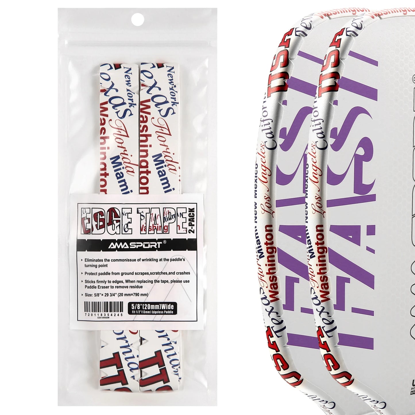 Racket Edge Protection Tape - 2 Units Pack