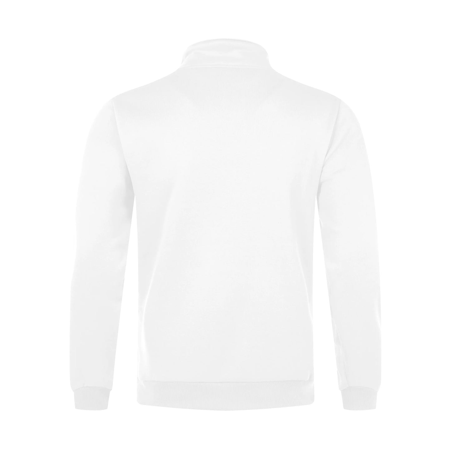 Men Sweatshirts Fall Spring Thicker Half Zip Pullover Hoody Solid Color Turtleneck for Male Outdoor