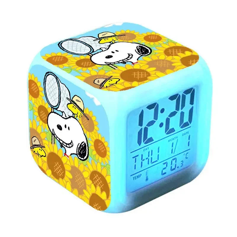 Snoopy LCD Digital Alarm Clock