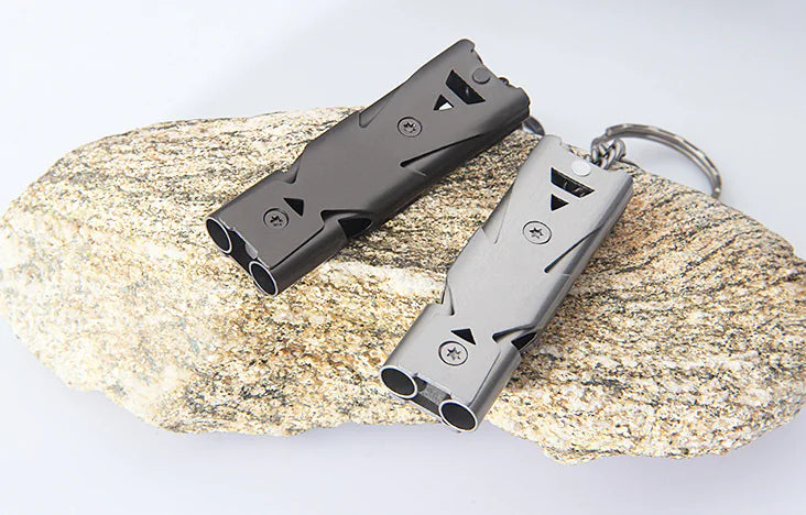 High Decibel Stainless Steel Survival Whistle