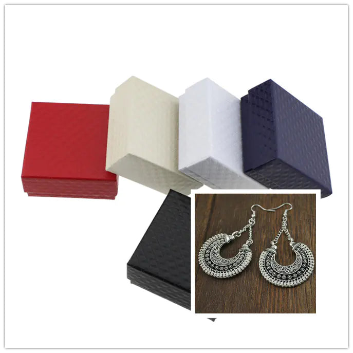 Vintage Metal Hollow Earrings (Handmade)