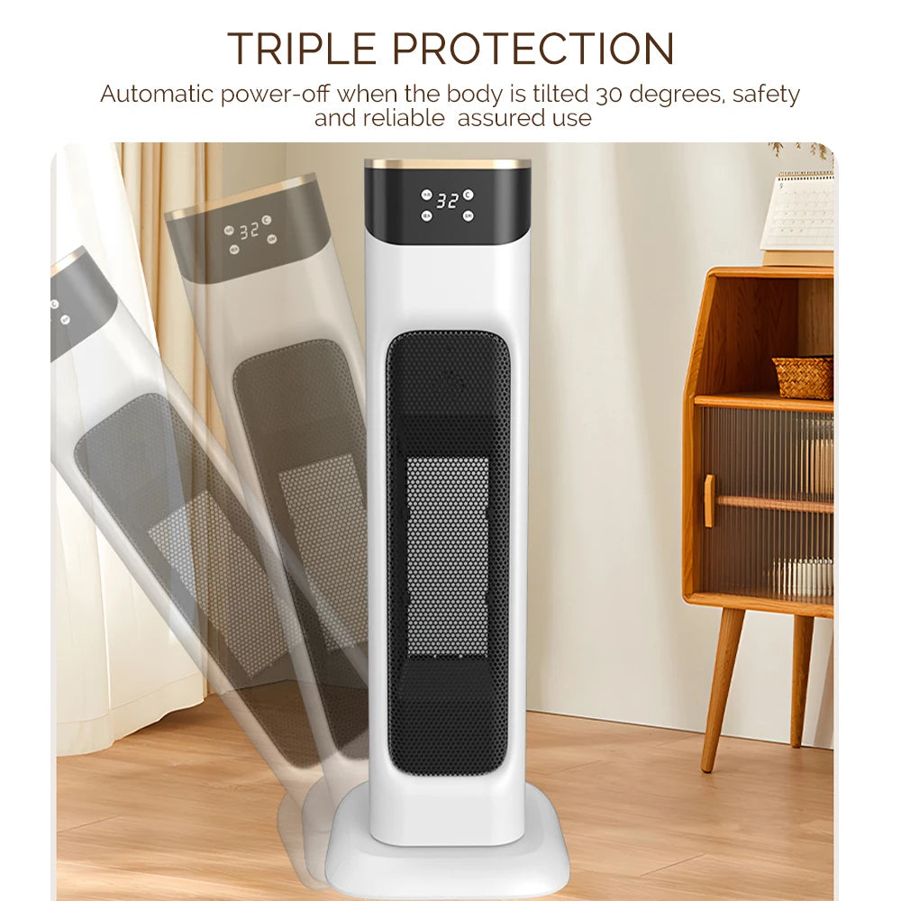 1500W PTC Electric Heater with Adjustable Temperature