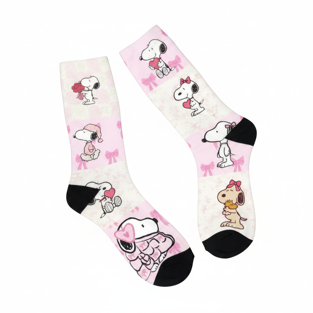 Snoopy Retro Couple Socks – Anti-Skid Design