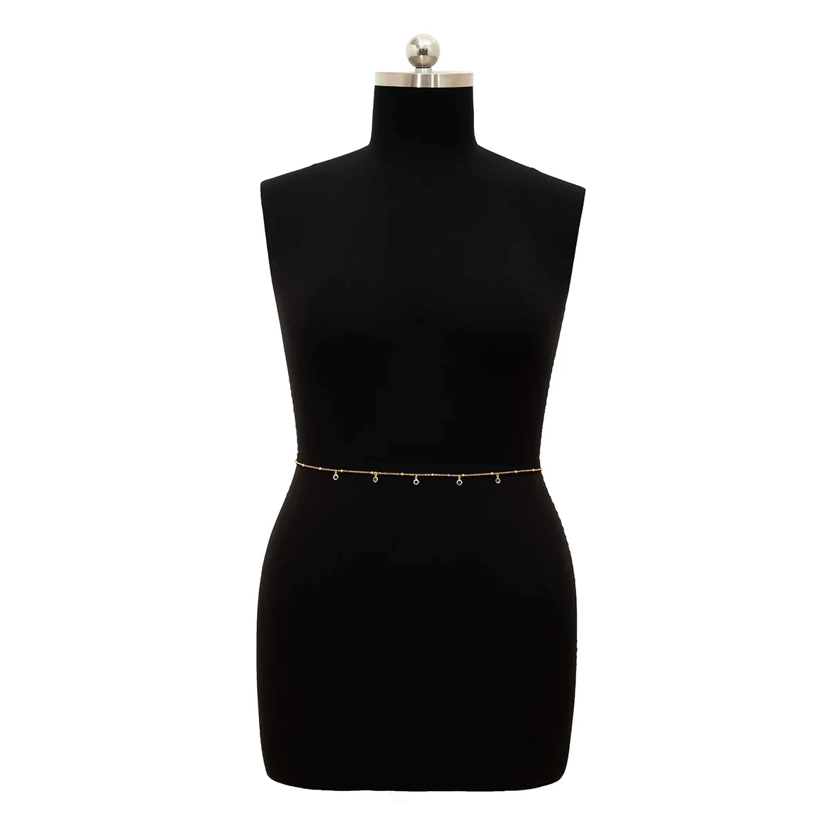 Crystal Glass Belly Belt Waist Chain