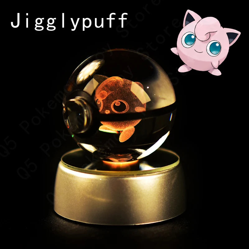 Pokémon Crystal Ball 3D Night Light