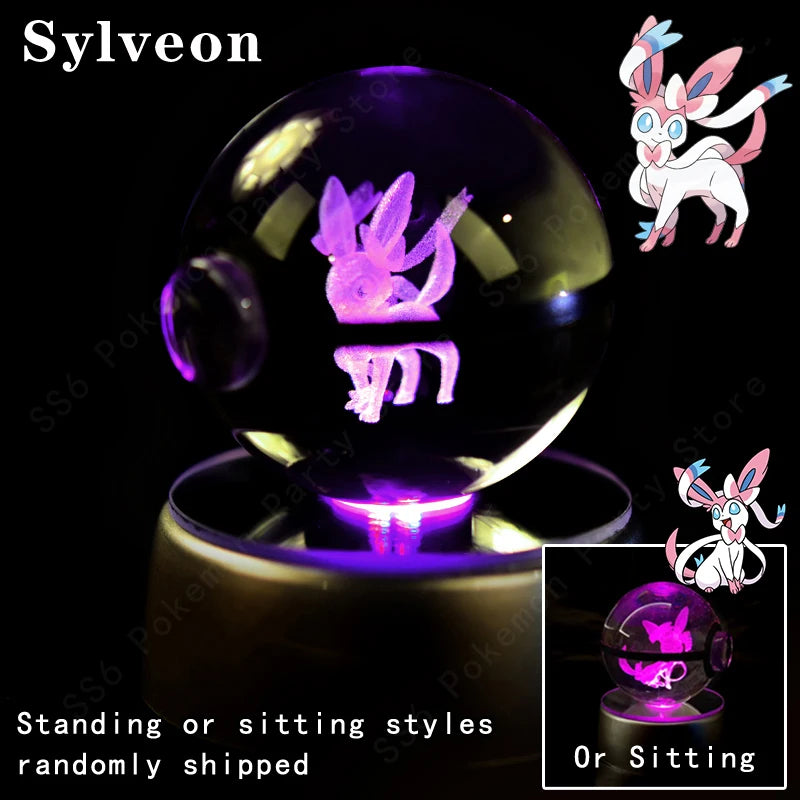 Pokémon Crystal Ball 3D Night Light