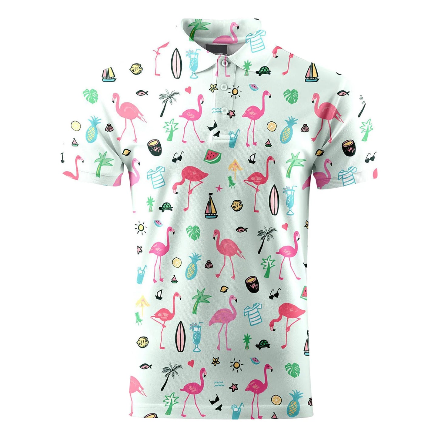 Men's Golf Tennis T-Shirt Moisture-Wicking Short Sleeve Printed Casual Sports Shirt S-6XL