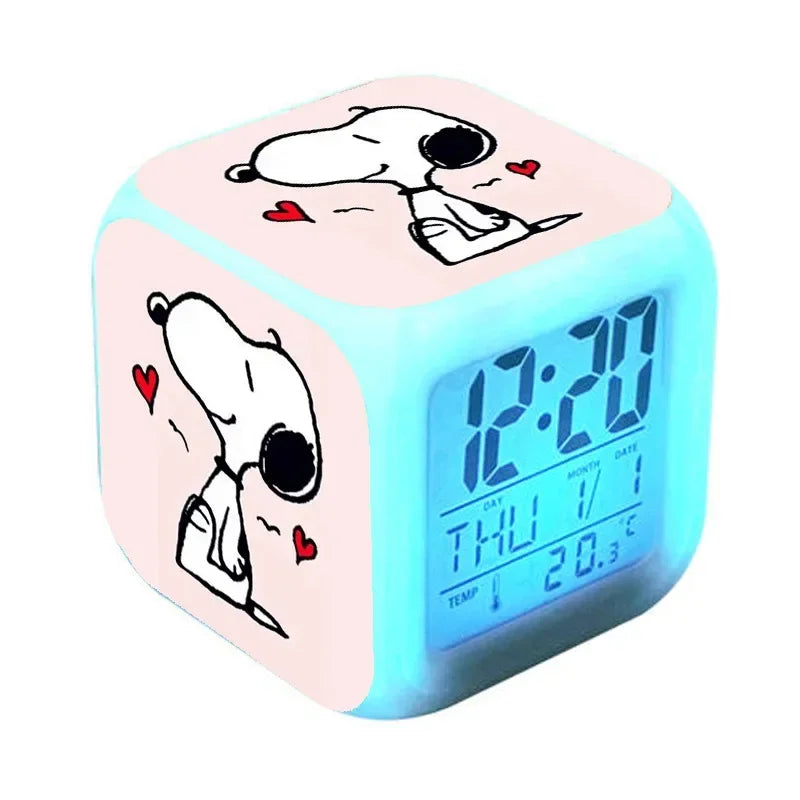 Snoopy LCD Digital Alarm Clock