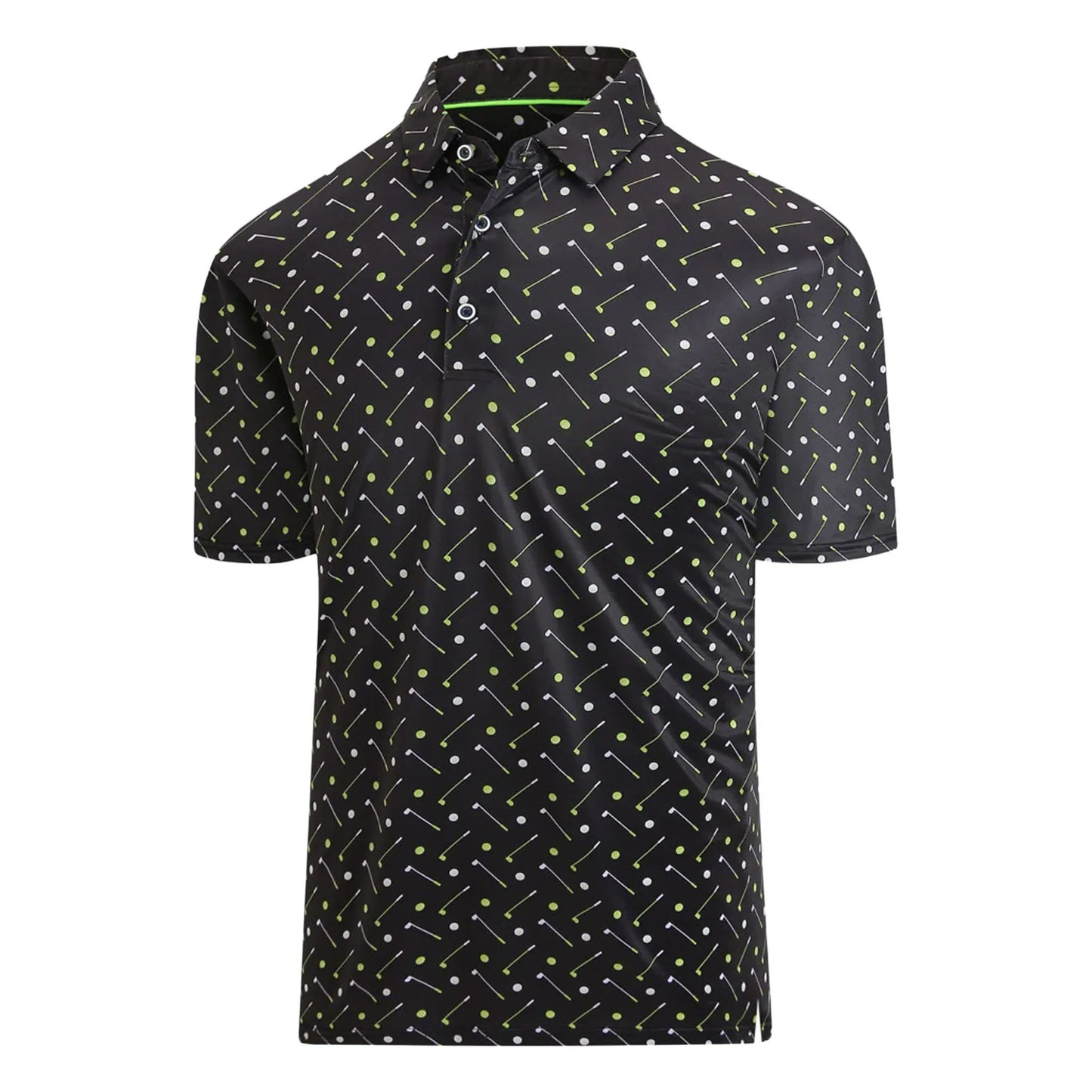 Men's Golf Tennis T-Shirt Moisture-Wicking Short Sleeve Printed Casual Sports Shirt S-6XL