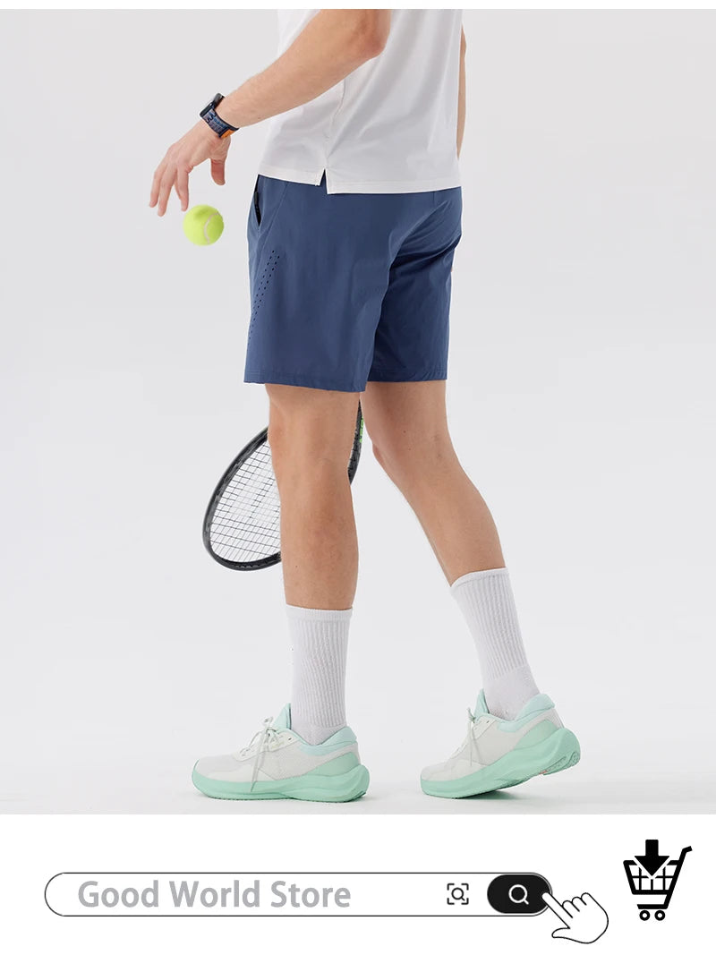 Men's Tennis Sports Shorts Gym Fitness Training Running Sports Jogging Shorts Quick Dry Breathable Sportswear