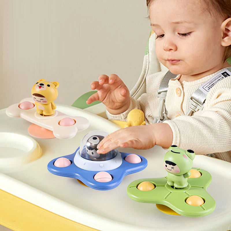 Montessori Sensory Funny Suction Cup Spinner Table Game