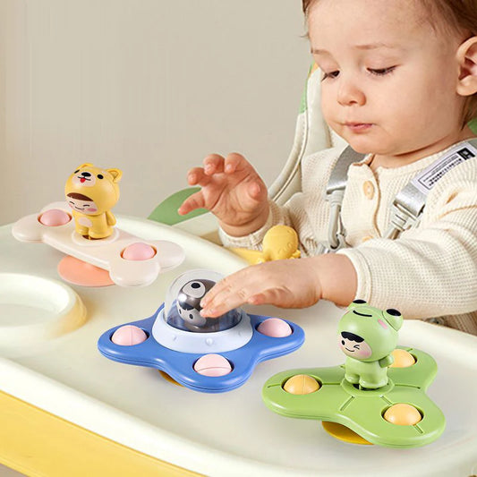 Montessori Toys for Toddlers Games Sensory Toy Funny Suction Cup Spinner Early Education Table Game Babies Aesthetic Baby Stuff