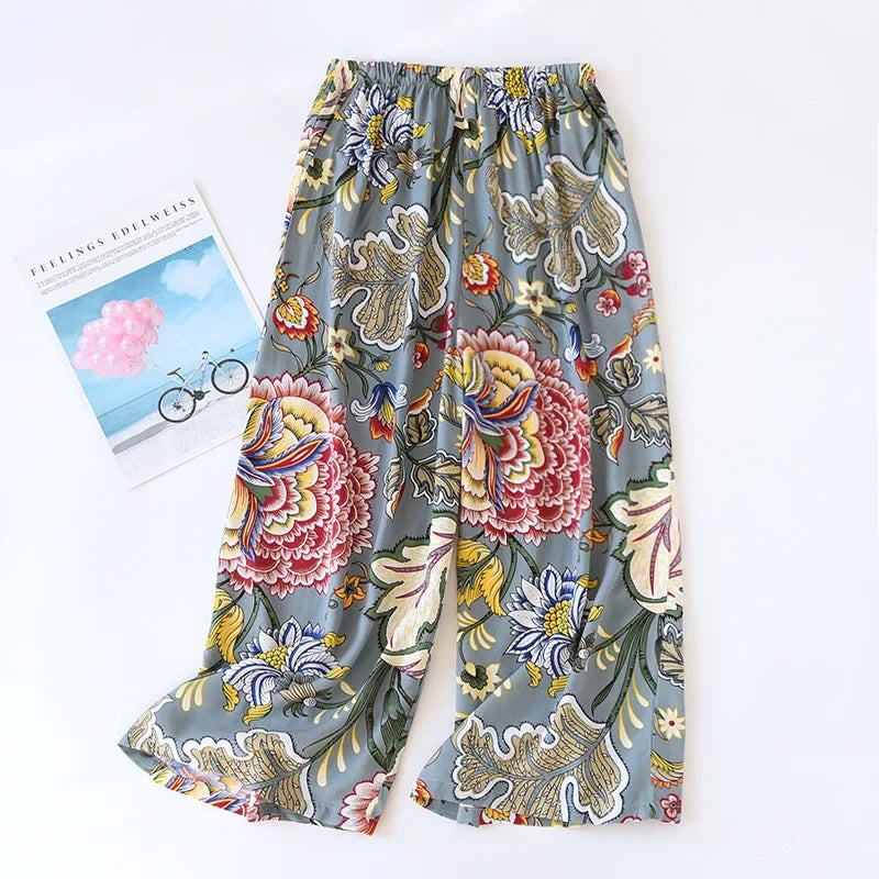 Summer Women's 100% Viscose Pajama Pants