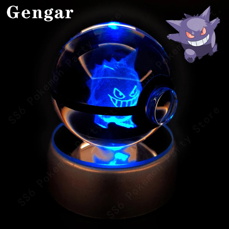 Pokémon Crystal Ball 3D Night Light