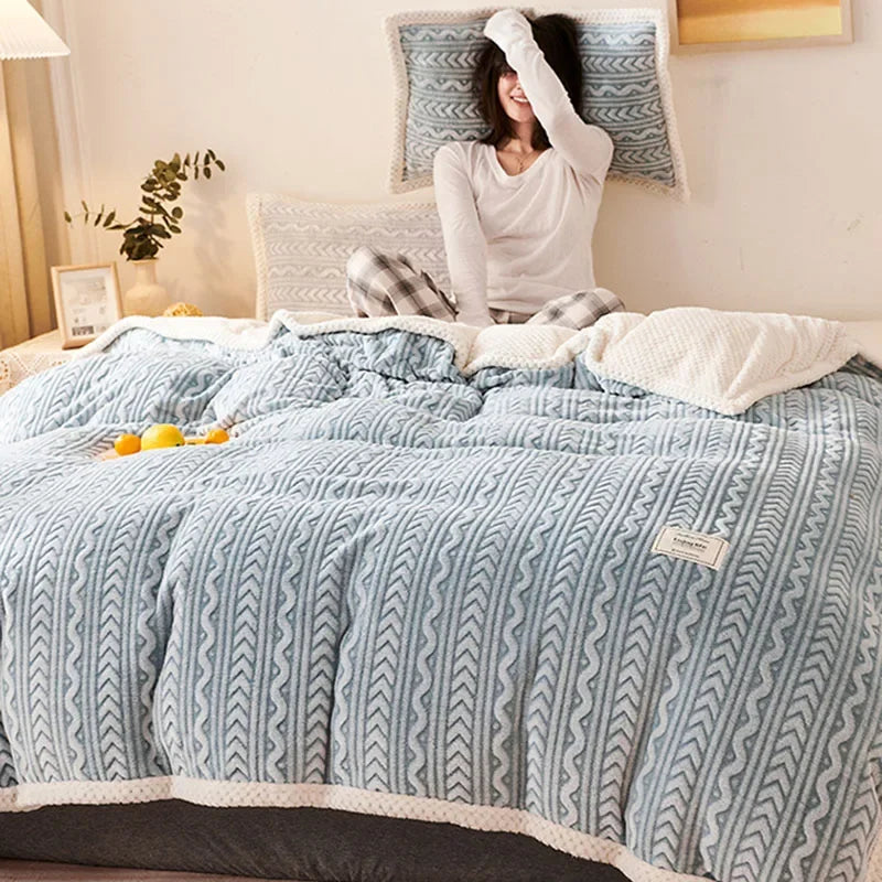 Fleece Flannel Blanket: Single/Queen Size