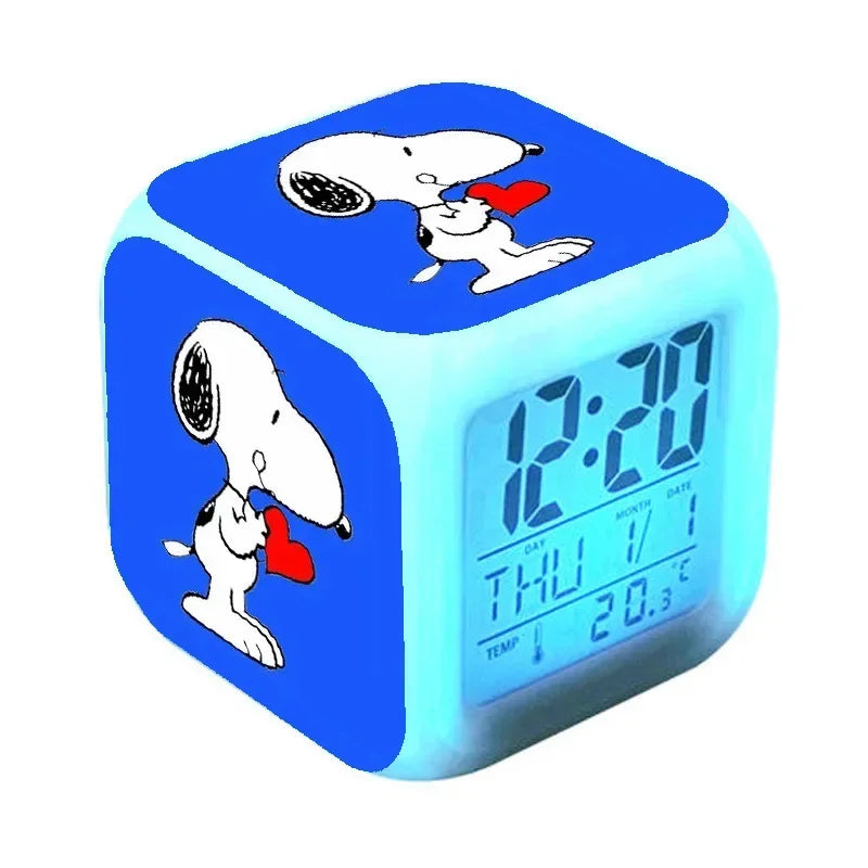 Snoopy LCD Digital Alarm Clock