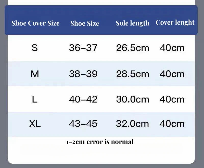 Rain Shoes Cover Men Women Waterproof Shoes Cover Protection High Cylinder Wear Resistant Light Rain Boot Accessories