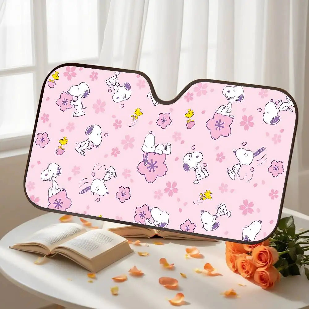 Peanuts Car Windshield Sunshade Cover