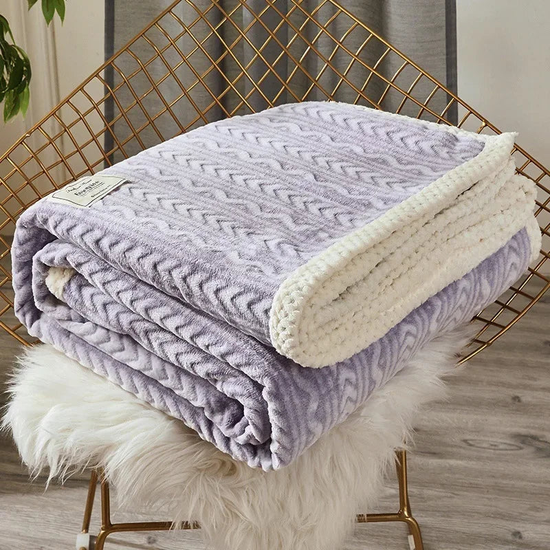 Fleece Flannel Blanket: Single/Queen Size