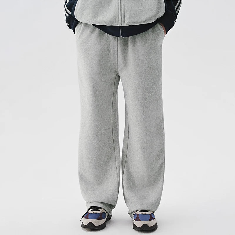 Men's Joggers Sweatpants Autumn Winter Tracksuit Loose Gyms Track Male Black Trousers Solid Color Fashion Baggy Pants Men