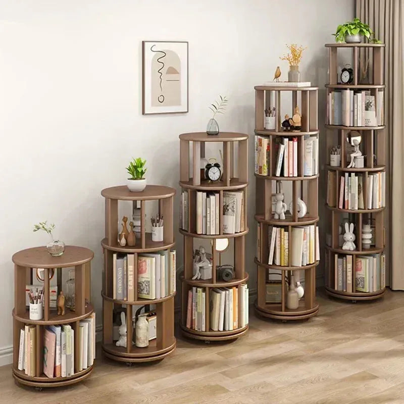 Vertical Rotating Bookcase