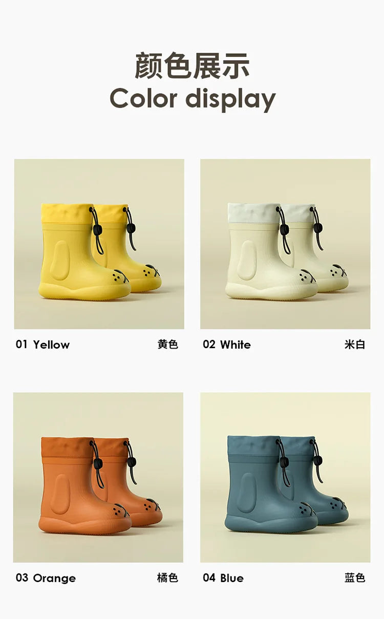 Kids Waterproof Rain Boots