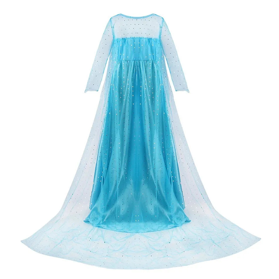 Children’s Carnival Princess Elsa Costume Dress (4+ Years)