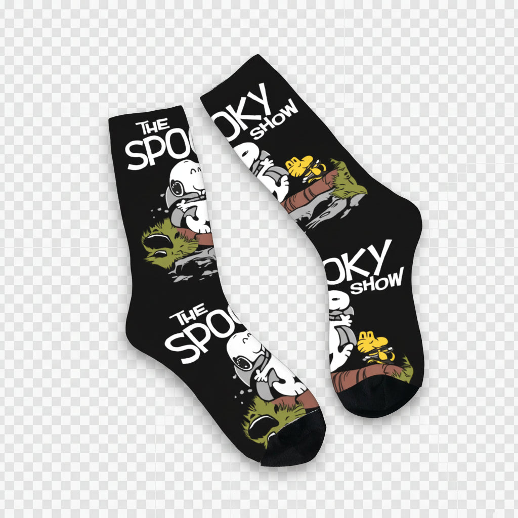 Snoopy Retro Couple Socks – Anti-Skid Design