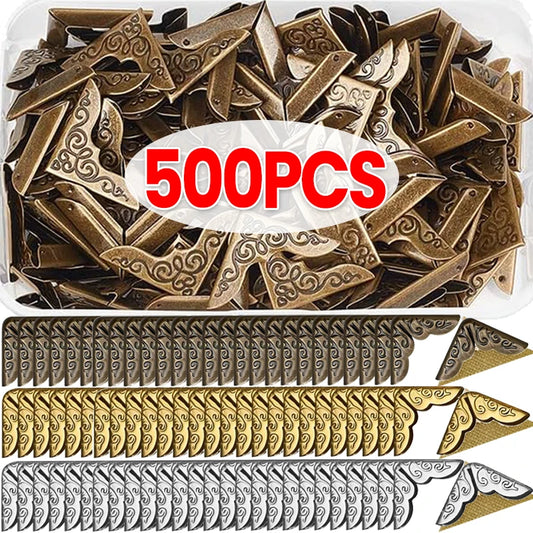 Scrapbooking Albums Corner Protectors Metal Book Scrapbooking Edge Corner Protectors DIY Decoration Crafts Home Office Supplies