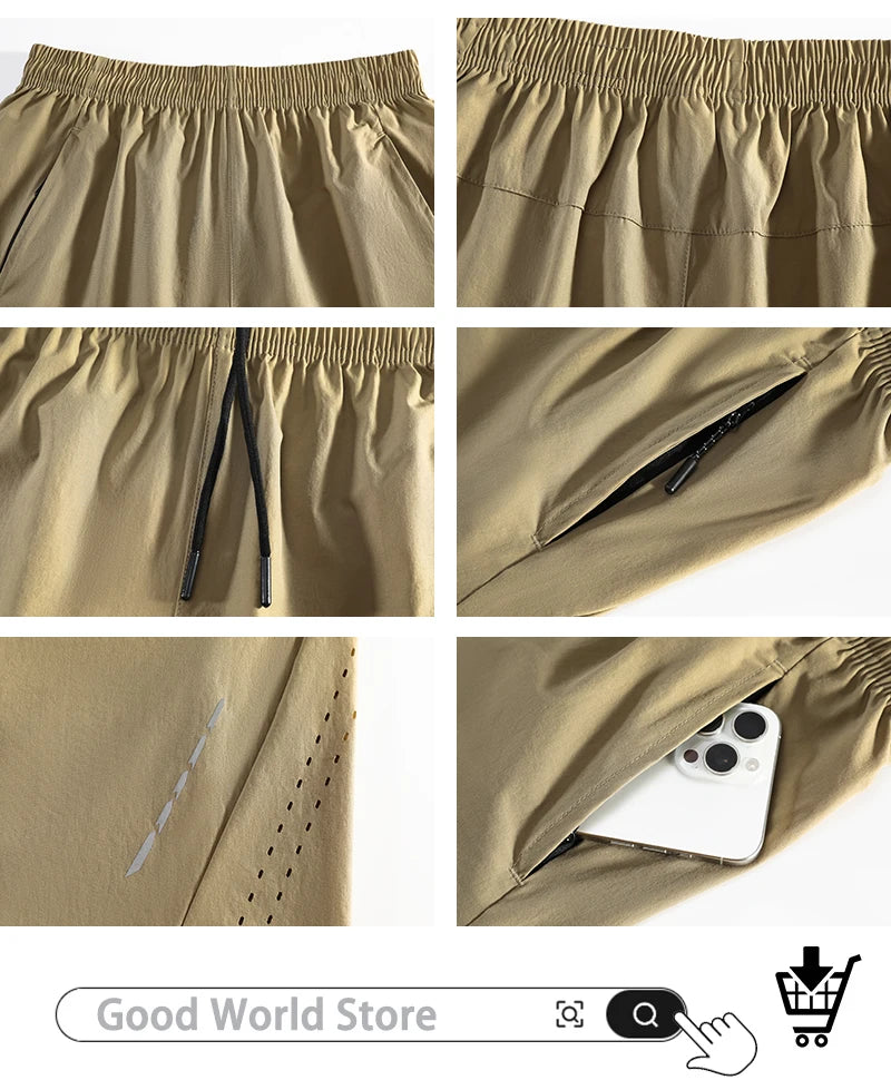 Men's Tennis Sports Shorts Gym Fitness Training Running Sports Jogging Shorts Quick Dry Breathable Sportswear