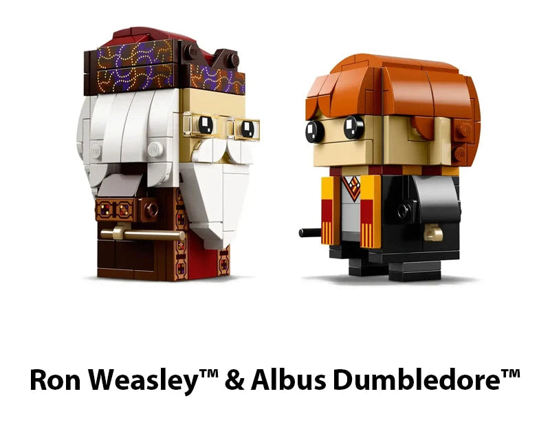 Brick Headz Ron Weasley & Albus Dumbledore Building Kit 245 PCS